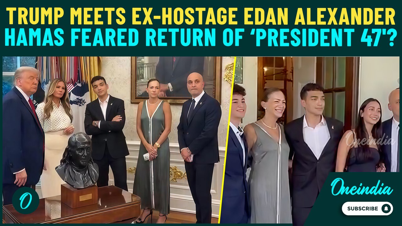 Breaking: Trump Welcomes Hamas-Released Hostage Edan Alexander; Reveals Hamas SCARED of Trump?