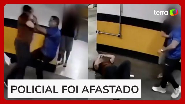 Sargento da PM dá rasteira em mulher durante briga de trânsito no DF