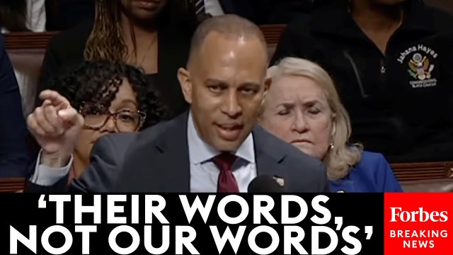 Hakeem Jeffries Reads Out GOP Lawmakers' Statements Opposing The Big Beautiful Bill