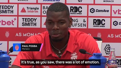 Pogba 'couldn't hold back the tears' during Monaco presentation