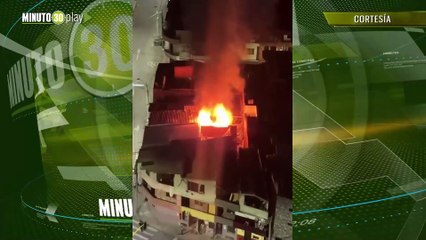 Una discusión familiar desató un incendio en el barrio Artex de Itagüí