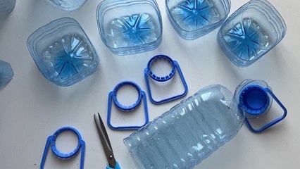 Easy Plastic Bottle Recycling_ DIY Storage Basket with Jute