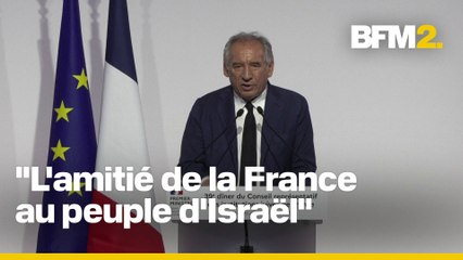 Antisémitisme: le discours de François Bayrou au dîner annuel du CRIF