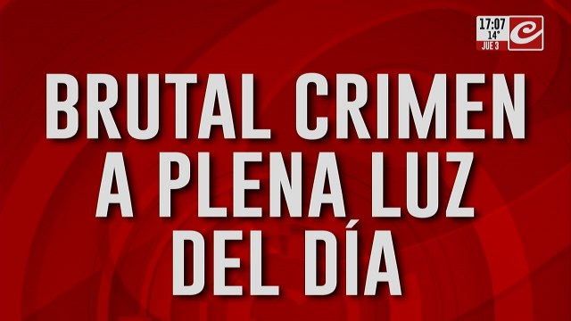 Brutal crimen a plena luz del día: le dispararon 17 veces y lo mataron