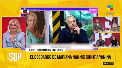 YANINA NO SE CALLA NADA Y LE RESPONDE A MARIANA NANNIS