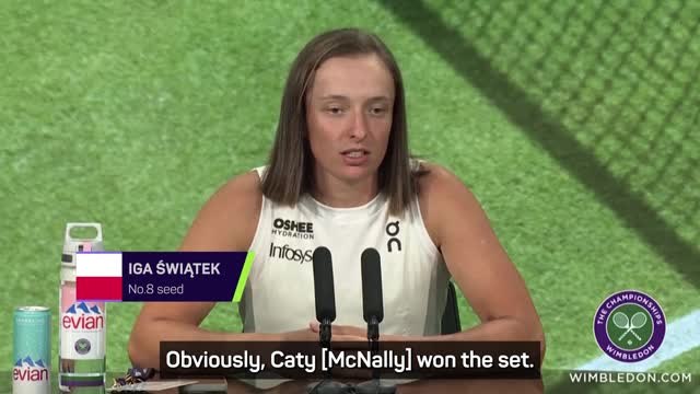 'I lost my intensity' - Swiatek bounces back from first set scare