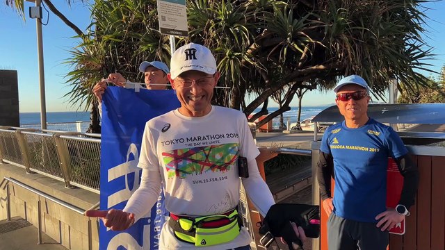 Elite Runners Gear Up for 2025 Gold Coast Marathon at Surfers Paradise Sunrise ||