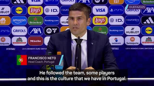 Francisco Neto shares how Diogo Jota showed support to Portugal Women