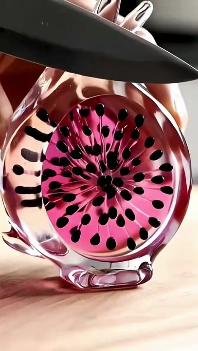 Coupe de fruits en verre ASMR : sons apaisants & relaxation visuelle