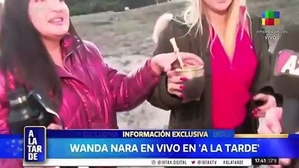 Wanda Nara auxilió a un periodista que se descompensó en vivo mientras esperaba para hacerle una nota
