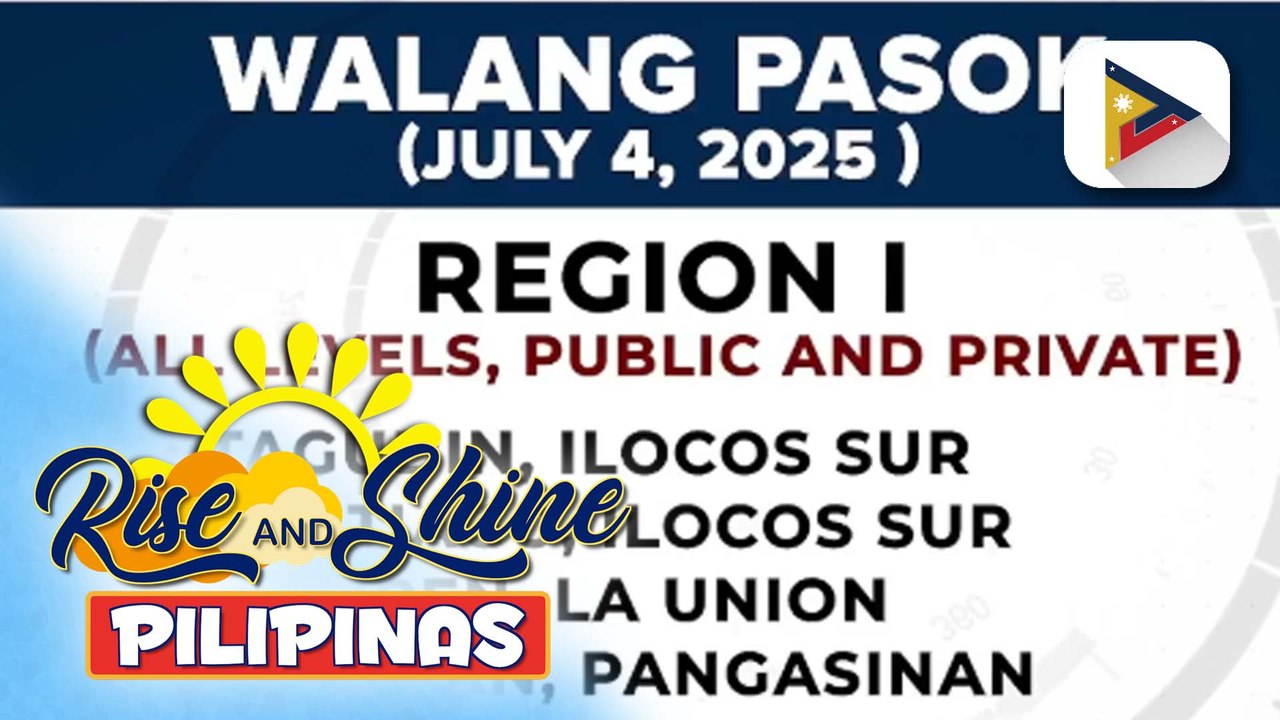 Ilang lugar sa bansa, nagsuspinde ng klase ngayong araw dahil sa mga pag-ulan dulot ng Bagyong #BisingPH at habagat
