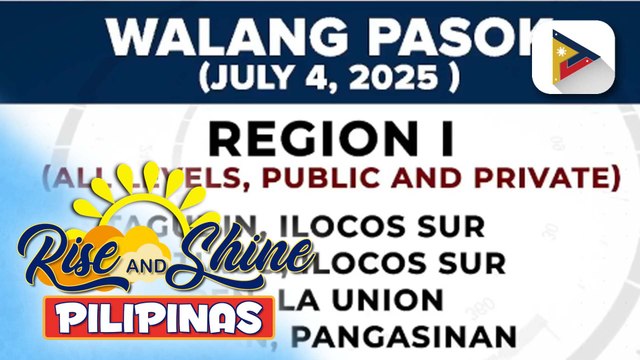 Ilang lugar sa bansa, nagsuspinde ng klase ngayong araw dahil sa mga pag-ulan dulot ng Bagyong #BisingPH at habagat