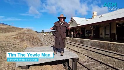 Tim The Yowie Man uncovers the Cooma railway station ‘foot warmers’