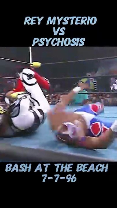 Rey Mysterio Vs Psychosis #wwe #aew #prowrestling #fyp