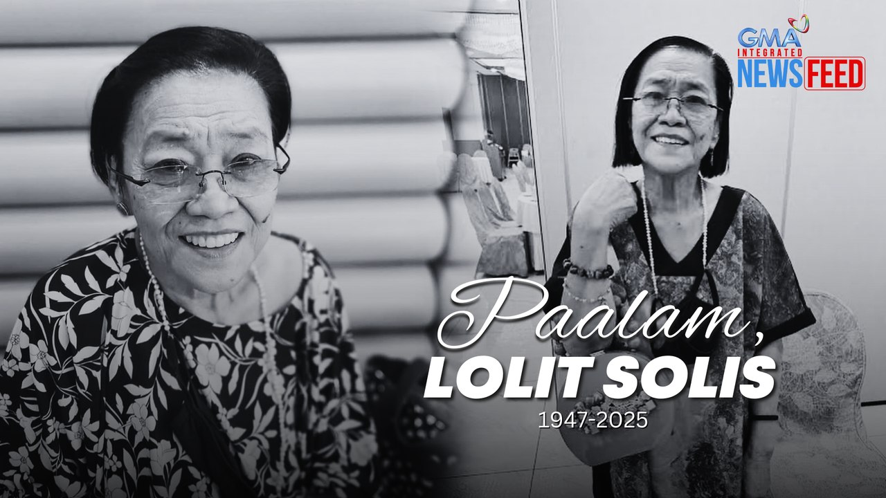 Veteran showbiz columnist Lolit Solis, pumanaw sa edad na 78 | GMA Integrated Newsfeed