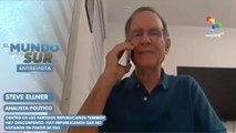Steve Ellner analista político  EL MUNDO DESDE EL SUR 03-07-2025