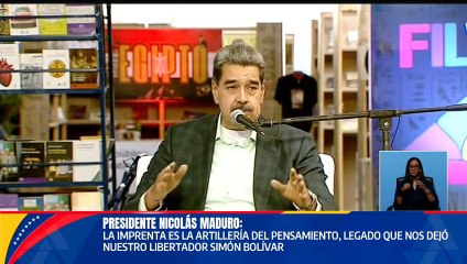Presidente Nicolás Maduro inauguró la 21° FILVEN con Egipto como invitado especial
