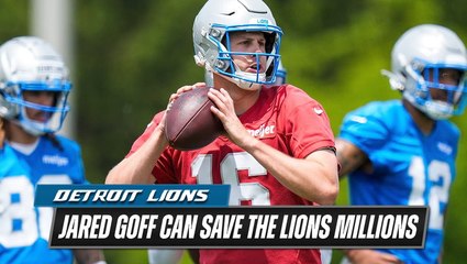 Jared Goff can help the Lions save millions to retain Detroit's top talent