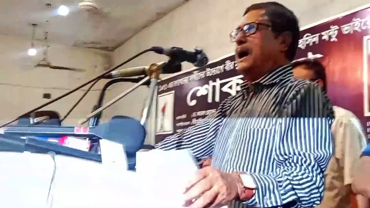 লালন এর গান গাওয়া যায়না,নাটক নাই,ইতিহাস নাই,এখন আর রবীন্দ্র সংগীত গাওয়া যায়না-ফজলুর রহমান