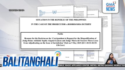 Nagpasa ng ika-11 batch ng mga ebidensiya ang prosecution team ng International Criminal Court sa defense team ni dating Pangulong Rodrigo Duterte para sa kaso niyang crimes against humanity | Balitanghali
