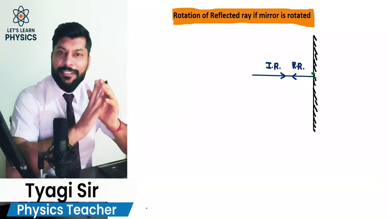 L13 Rotation of Reflected ray with mirror rotation || NEET & JEE || CLASS 12 || CLASS 11 || CLASS 10 OLY