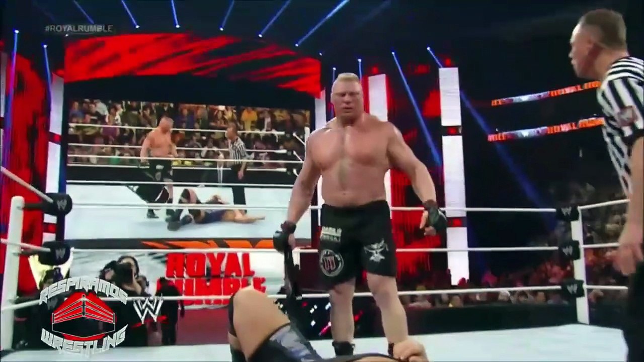 BROCK LESNAR VS BIG SHOW ROYAL RUMBLE 2014