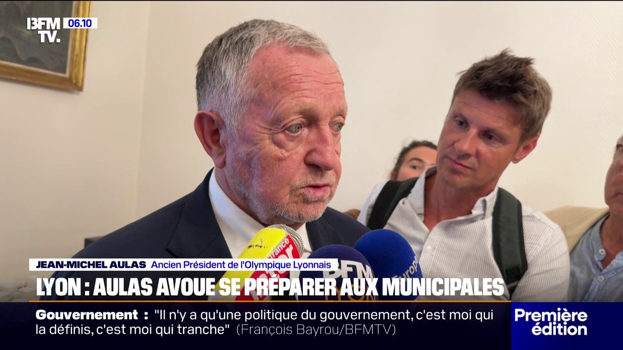 Municipales à Lyon: "On se prépare à pourvoir y aller dans les meilleures conditions possibles", indique Jean-Michel Aulas