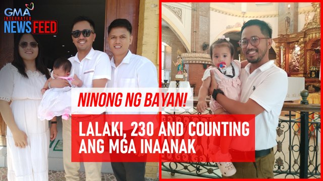 Ninong ng bayan! Lalaki, 230 and counting ang mga inaanak | GMA Integrated Newsfeed