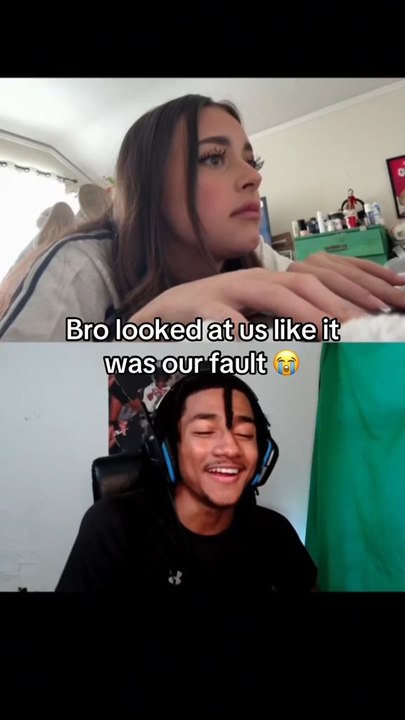 Bro looked at us like it was our fault 😭