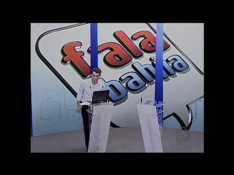 A estreia na TV - Fala Bahia 16 anos - 18/06/2007