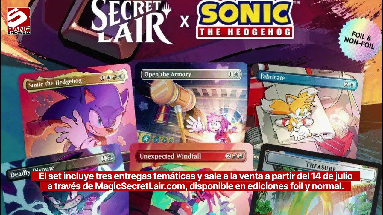 Sonic the Hedgehog une fuerzas con Magic: The Gathering para crear cartas de edición especial