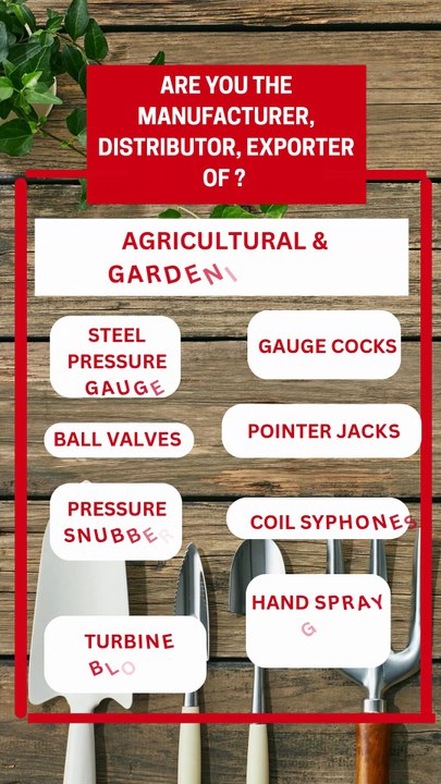 Sourcing Simplified for Agricultural Tools | Join the Pepagora B2B Network