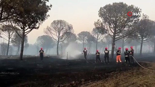 İstanbul Silivri'deki orman yangınında onlarca ev boşaltıldı, insanlar tahliye edildi!
