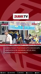 Warga Padati Pelayanan UPTD Disdukcapil Jampangkulon Sukabumi, untuk Urus Administrasi Kependudukan