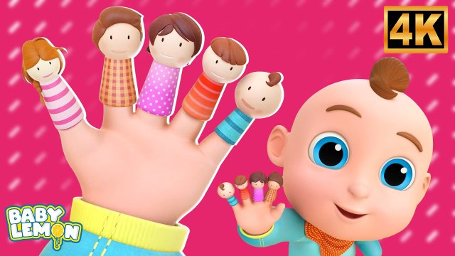 Finger Family Song 👨‍👩‍👧‍👦 | Kids TV - Nursery Rhymes & Baby Songs in 4K | Learn Family Members