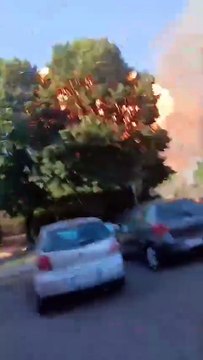 Esplosione distributore roma