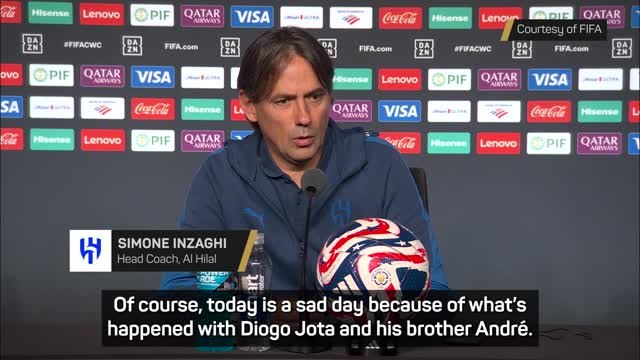 A hard day for everyone - Inzaghi on passing of Diogo Jota