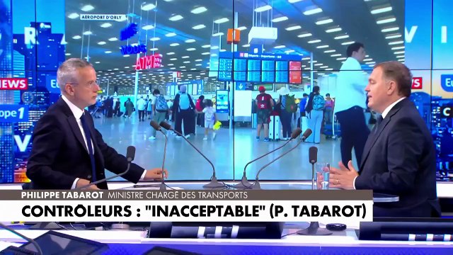 Grève des contrôleurs aériens : «Ma porte sera toujours ouverte pour dialoguer, mais le chantage, ça suffit» rappelle Philippe Tabarot, ministre des transports
