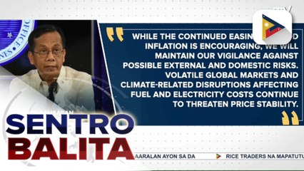 Pagbagal ng Food inflation, patunay na epektibo ang mga hakbang ng pamahalaan ayon sa DepDev; Galaw ng presyo ng petrolyo sa World market, binabantayan