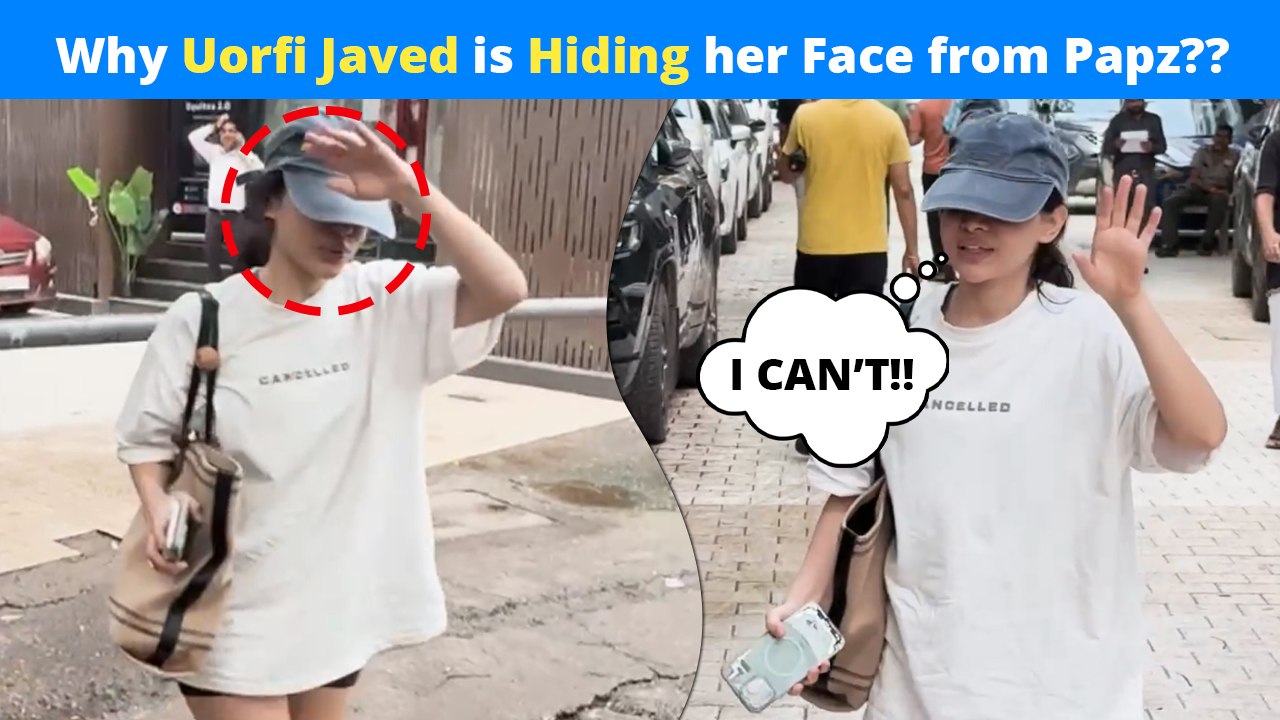 Why Is Uorfi Javed Hiding Her Face? Refuses To Pose For The Paparazzi