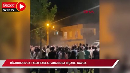 Diyarbakır'da taraftarlar arasında bıçaklı kavga; 1 yaralı