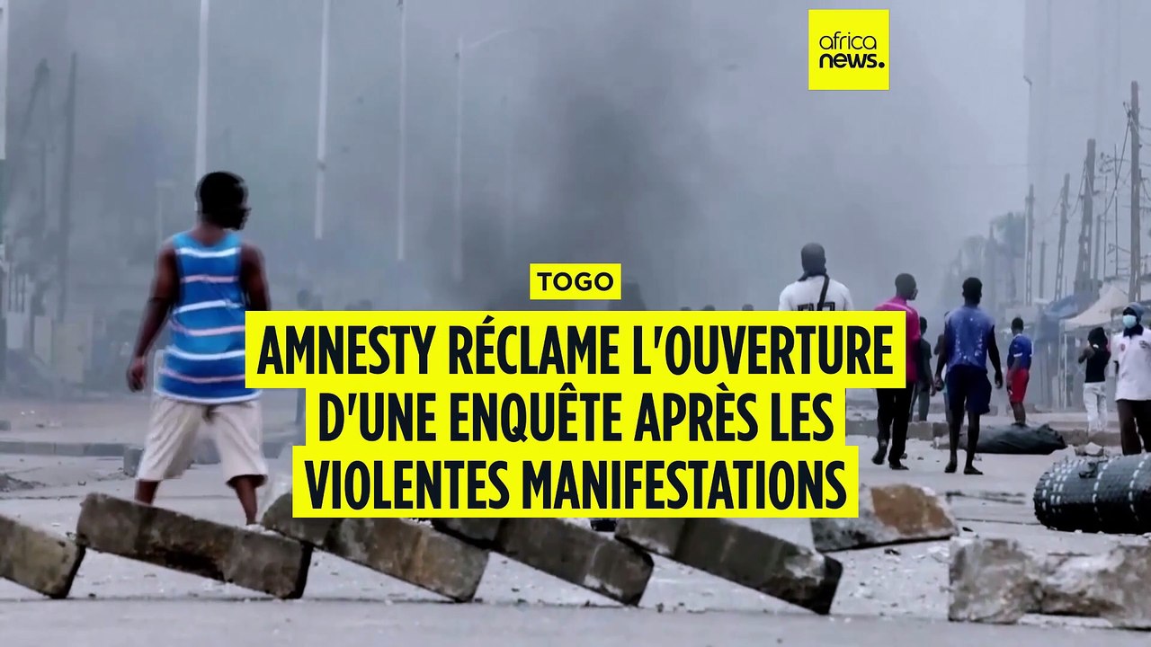 Amnesty International dénonce la répression violente des manifestations au Togo