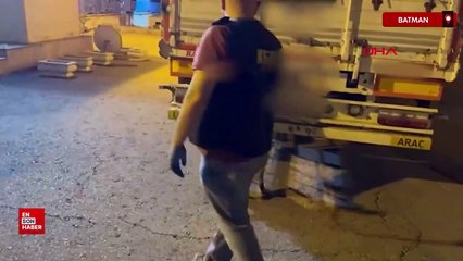 Batman’da TIR’da 27 kilo skunk yakalandı
