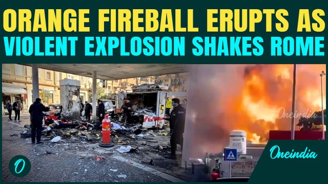 BREAKING: Massive Explosion ROCKS Rome As Gas Depot Blast Injures Police, Firefighter And Civilians
