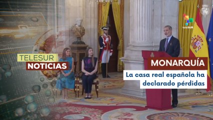 En España, la monarquía ha presentado un inédito déficit cercano a los cien mil euros