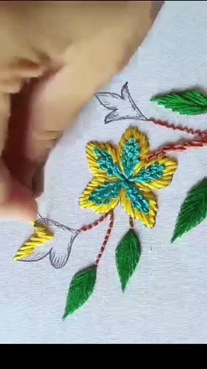 Embroidery design👍🏻💯 #embroiderydesign