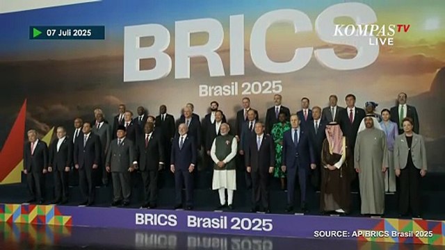 Hari Kedua KTT BRICS, Presiden Prabowo Foto Bersama Presiden Brasil, hingga Menlu Rusia