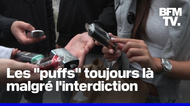 C'est très très simple : malgré l’interdiction, les cigarettes électroniques jetables sont toujours bien là