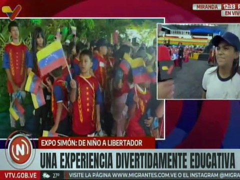 Niñas y niños conocen la historia de nuestro Libertador de forma dinámica y entretenida