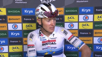Tour de France 2025 - Tim Merlier : "J'ai mangé beaucoup de vent, mais..."